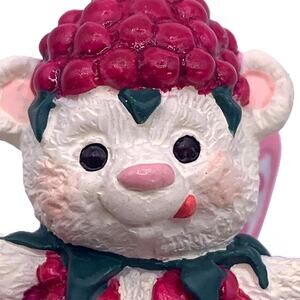 2001 Hallmark Keepsake Raspberry Fairy Berry Bears Collector's Ornament in Box